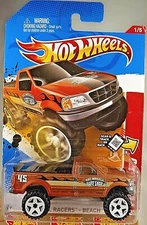 2012 Hot Wheels #206 Thrill Racers-Beach 1/5 FORD F-150 Copper w/White UT5 Spoke