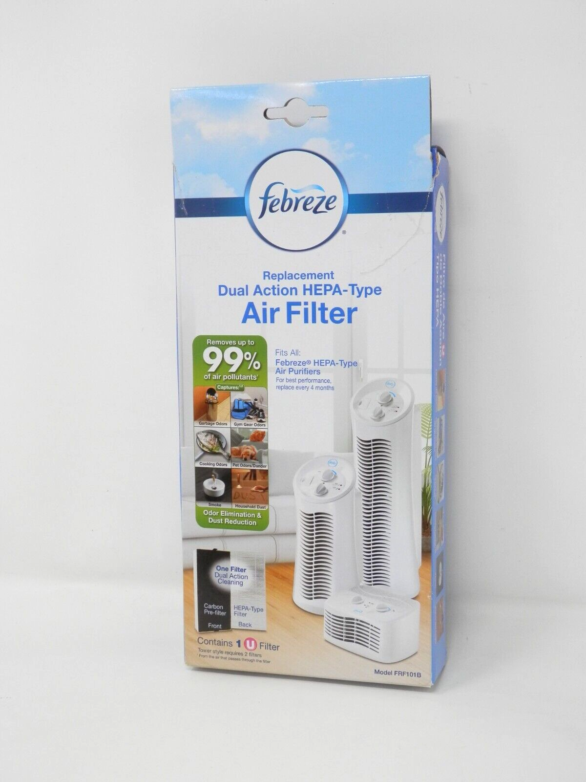 Febreze HEPA Type U Air Filter Dual Action Purifier Replacement