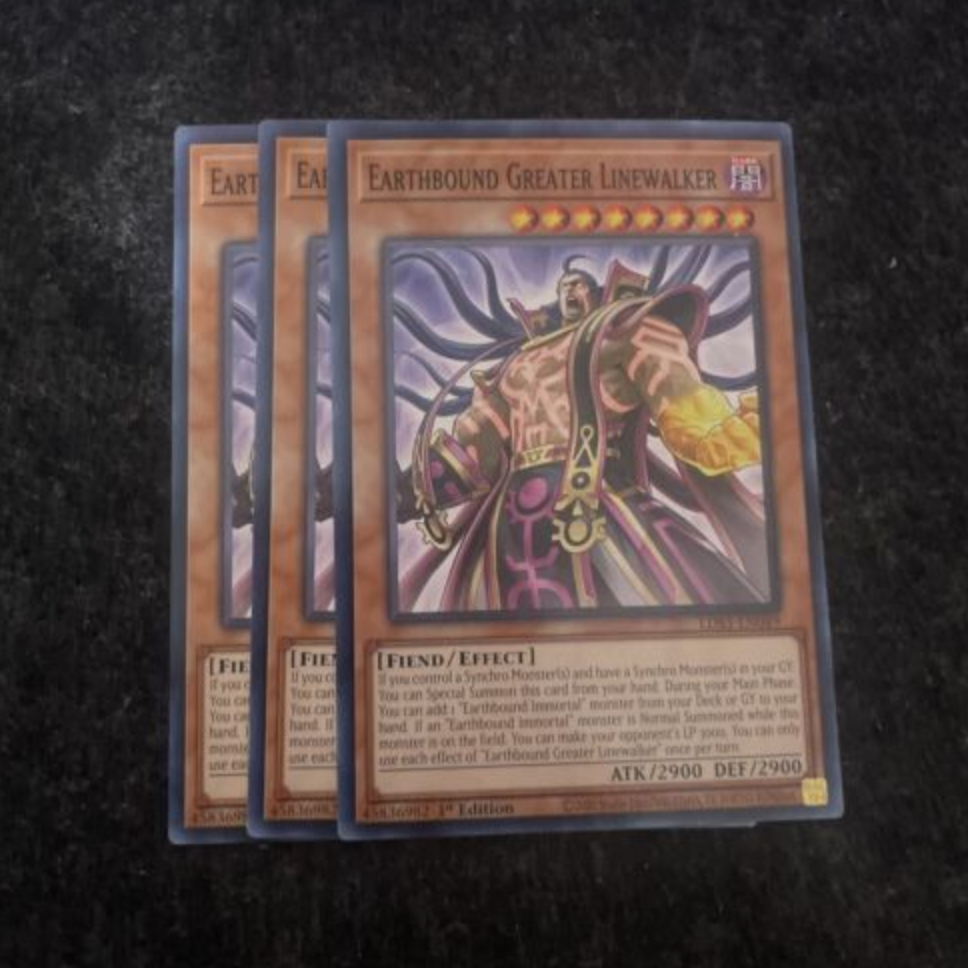 Yu-Gi-Oh! Karte „Earthbound Linewalker“ – LDS3-EN048 Common, 1. Auflage