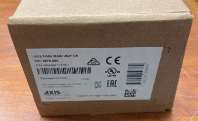 New Axis Communications FA54 Main Unit  0878-004 Camera Sensor