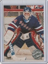1991-92 Pro Set Platinum Collectibles Insert #PC1 John Vanbiesbrouck NY Rangers