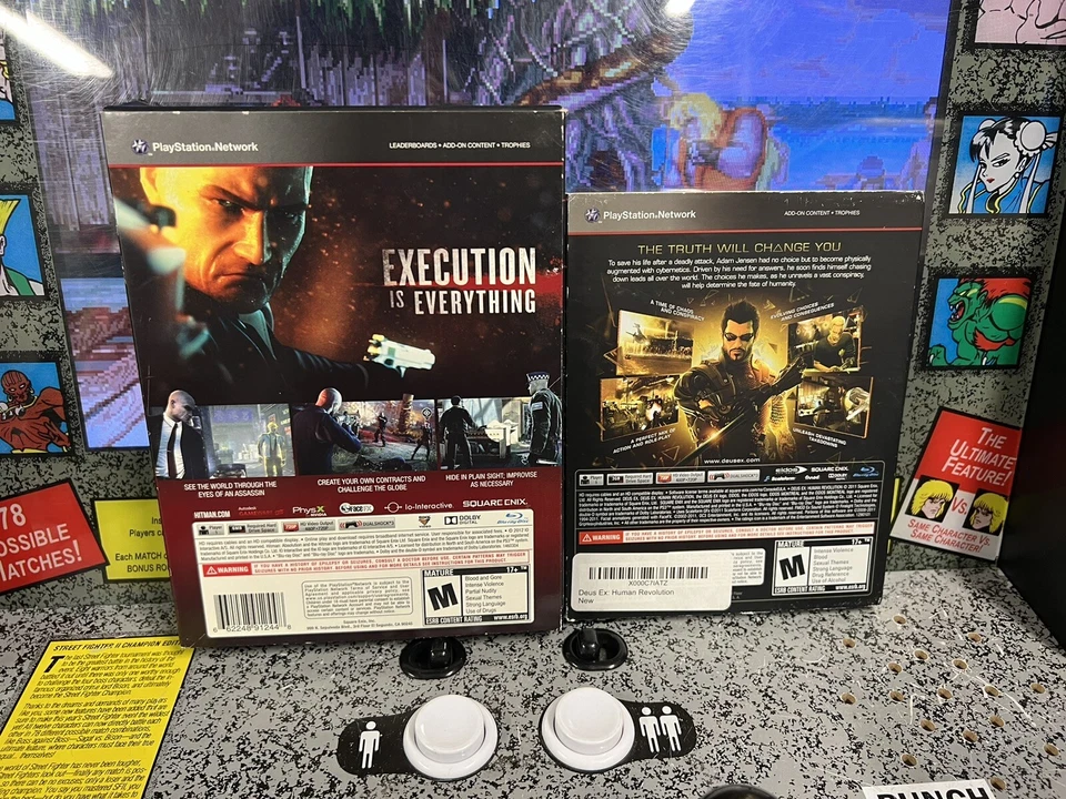 PS3 Hitman Absolution профессиональное издание в коробке + Deus Ex Human Revolution CIB - Изображение 2 из 4
