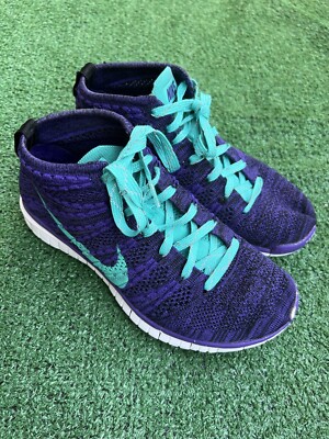 Nike Women Shoe Free Flyknit Chukka Size Running Athletic Sneaker  (639699-500)