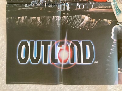 Outland Original Quad Film Poster 1981 Peter Hyams Sean Connery