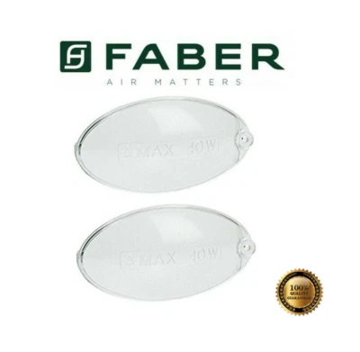 FABER PLAFONIERA OVALE CAPPA DIFFUSORE LUCE 100X55 KIT 2 PEZZI COD. 058249