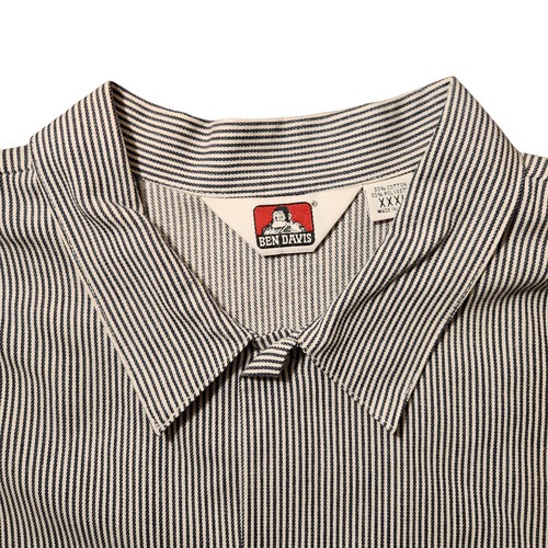 Vintage Ben Davis Men's Button Down Shirt XXXL Hickory Stripe USA 3XL - Picture 3 of 8