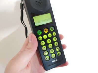 Rare NEC P100 MP5B2B9-1A BT Jade Brick Mobile Phone From 1993