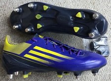 NEW ADIDAS ADIZERO RS7 SG RUGBY BOOTS UK 6.5