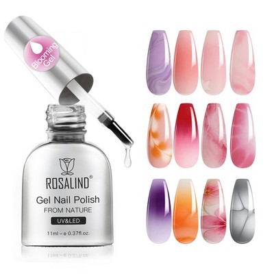 Blooming Gel, 11 ml Clear Blooming Gel Nail Polish Stuff for Spreading Effect...