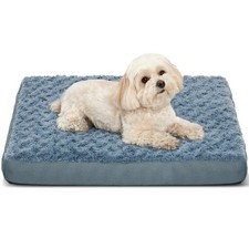 Kimpets Orthopedic Dog Beds for Crate with Removable Washable 20 16in, Gray