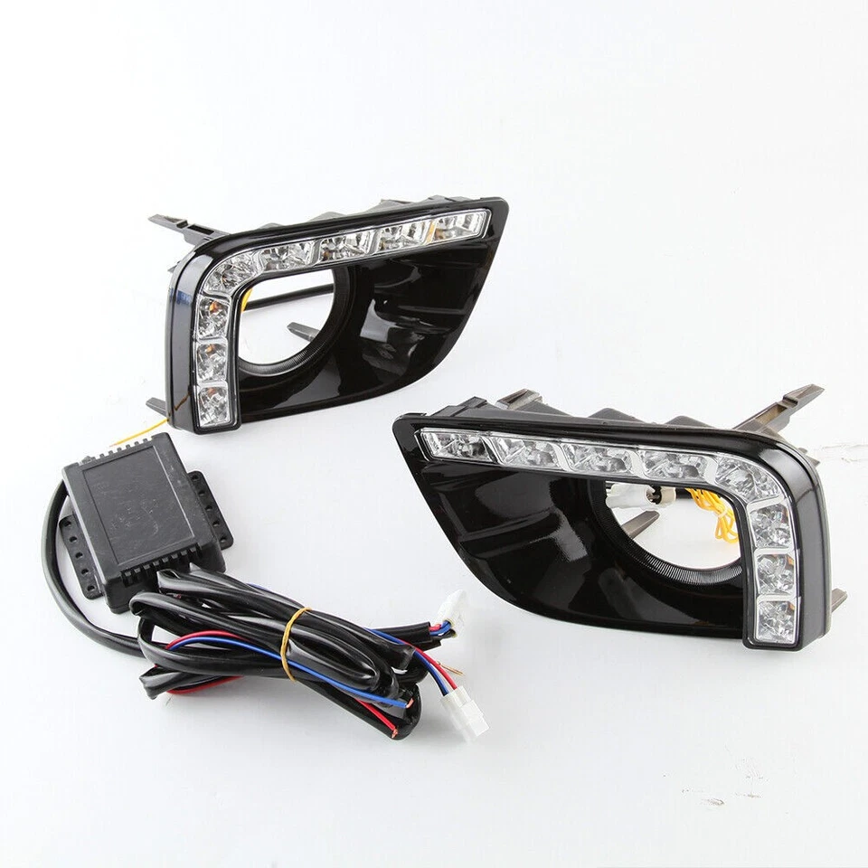 LED DRL Daytime Running Light Fog Lamp For Toyota Land Cruiser Prado FJ150 10-13 Foto 3 de 4