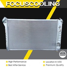 Kks 3 Rows Aluminum Radiator Stamped Tank For 1973 74 75 76 Chevy Corvette V8