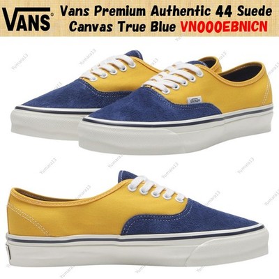 Vans Premium Authentic 44 Suede Canvas True Blue VN000EBNICN Herren Gr.