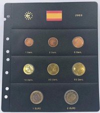 2003 Spain Year Coin Set (8 Pcs) 1 Cent - 2 Euro (3,88 Euro Total)  BU
