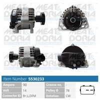 Meat & Doria Generator FüR Ford Fiesta Kasten J5_ J3_ 1.8 Di Jv_ TD Ja_ Jb_