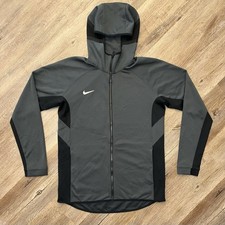 Nike Dri-FIT Full Zip Training Hoodie Light Jacket Vent Zips Mens M Medium
