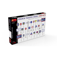 French Traffic Signs 1930-40S Kit 1:35 Miniart Kit Diorami -D- Neues Modell