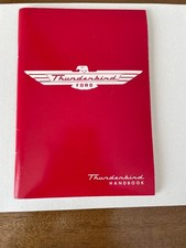 Original 1955 Ford Thunderbird Handbook - Form 7513-55 Original 1955 Ford Thunderbird Handbook - Form 7513-55