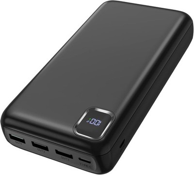 Power Bank 50000mAh PD30W QC4 FastCharge USB-C LED 3Output External iPhon Samsng