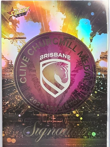 NRL 2026 League Heroes | Clive Churchill Predictor Gold | #CPG1 #121/230 Broncos