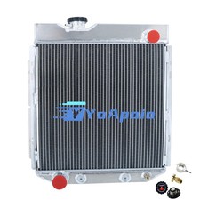 4 Row Aluminum Radiator For Ford 1960 1966 Mustang Falcon Mercury Comet 4 Row Aluminum Radiator For Ford 1960 1966 Mustang Falcon Mercury Comet