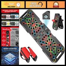 60-in-1 Push Up Board with Smart Counter, Fol...