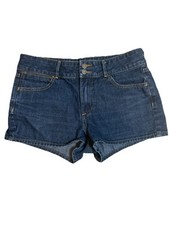 Retro Y2K 2008 Old Navy Women s Denim Shorts Dark High Rise