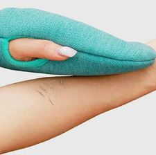 1pc Green Exfoliating Bath Glove Spa Shower Body Scrub Massage Mitt - NEW