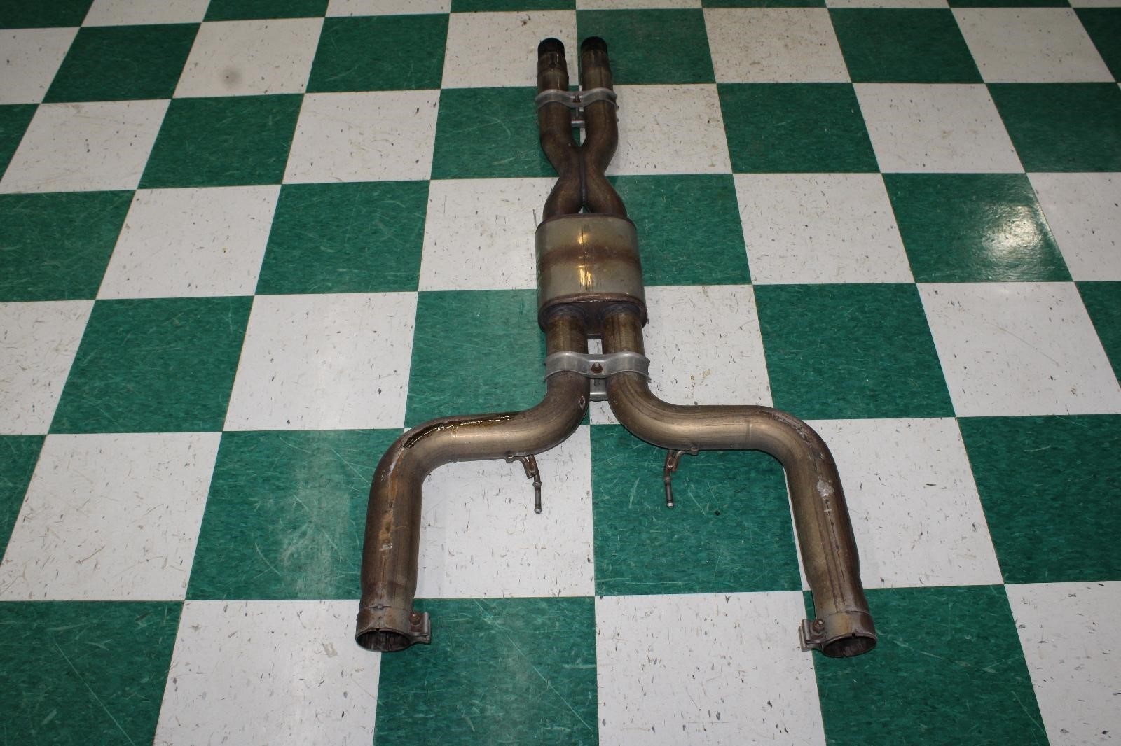 14-17 Ghibli 3.0L Engine Motor Exhaust X Cross Midpipe Pipe Assembly Factory OEM