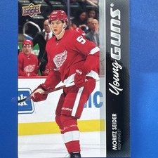 Upper Deck 2021-22 Series 2 Young Guns Moritz Seider RC Red Wings #469
