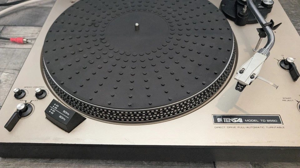 TENSAI record deck TD-855D direct drive working needs TLC and repair  - Image 4 of 4