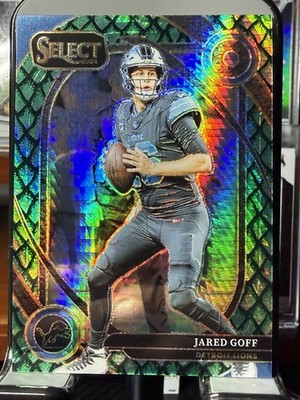 Panini 2024 Select Jared Goff Club Level Dragon Scale Prizm #228 /81