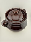Vintage Durgin Park Boston MA Stoneware Sugar Bowl Crock w Lid Brown Drip — photo 7