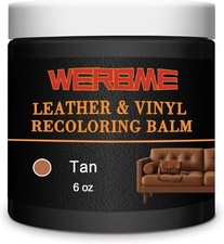 Leather Recoloring Balm  Color Restorer - Multipurpose Dye  small size, Tan