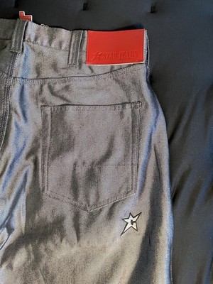 最安値美品carpet company デニムパンツ 34インチ Carpet Company Silver C-Star Jeans Size 34 (Large) Baggy Denim | eBay