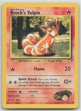 Brock's Vulpix 73/132 Common Gym Heroes Pokemon Unlimited Lightly Played on eBay