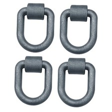 Buyers Products B50I4 1 Inch Forged D-Ring with Weld-On Bracket, 4 Pack  