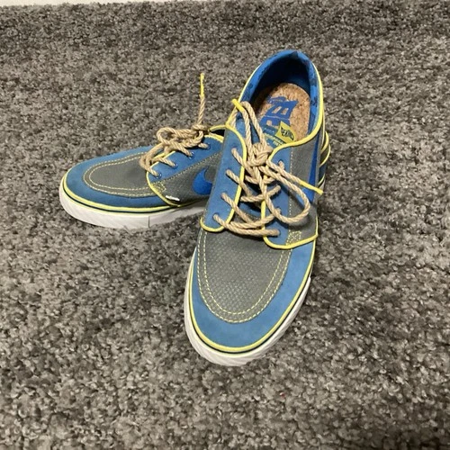 NIKE SB ZOOM STEFAN JANOSKI BE KIND SKATEBOARDING BLUE GRAY MEN’S SIZE 8 SHOE