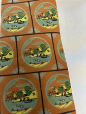 Paul Smith Accessories Mens Tie Orange Village Scene Pattern Designer Neck Tie