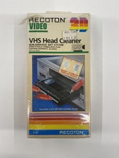 VINTAGE VHS SEALED HEAD CLEANER RECOTON VIDEO. MOC, NIB