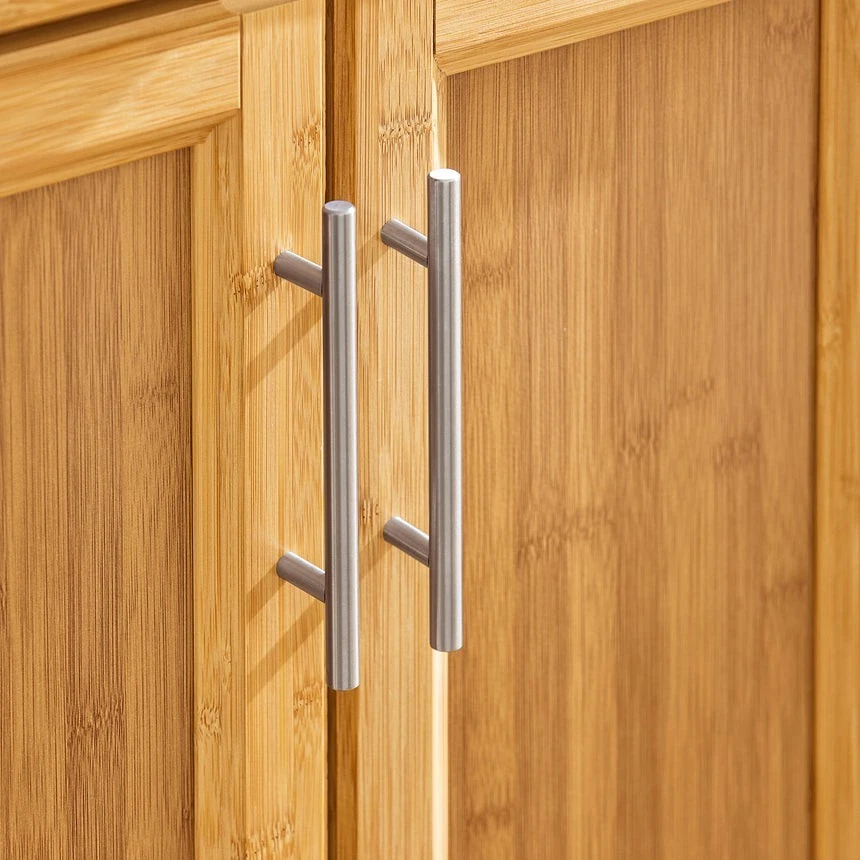 SoBuy Credenza con ruote in bambù carrello da cucina 107x71x92cm FKW69 - Image 2 of 4