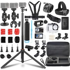 Unerwater Waterproof Case Cover Accessories Kit Set for DJI OSMO action 5pro 4 3