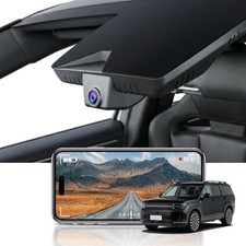 Custom Front 4k Dash Cam For Hyundai Santa Fe 2024-2026 64gb Card 2160p Video