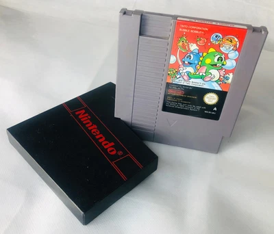 Video Game Bubble Bobble Cart Only Nintendo NES - Image 1 of 3