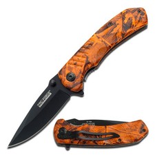 8" Tac-Force Spring Assisted Knife-Nylon Fiber Handle w/Pocket Clip