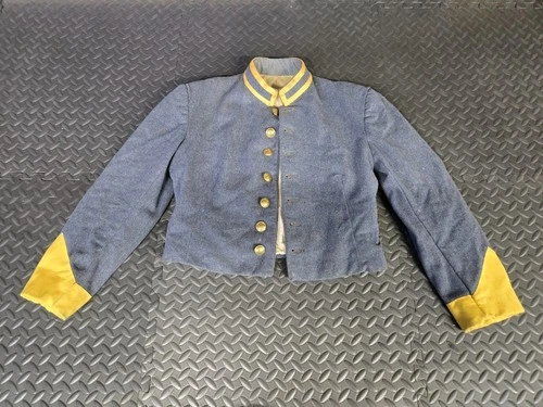 Saco Confederate Rebel Cavalry Jacket Small