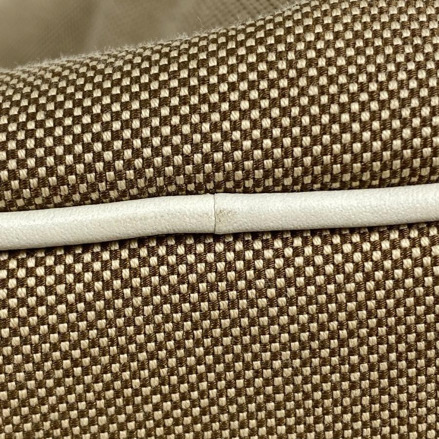 PRADA 2-Way Shoulder Bag 1BH097 Canvas Beige White #BS1233 thumbnail 4