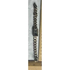 Womens Watch Chunky Link Bracelet Quartz Movement Stainless Steel