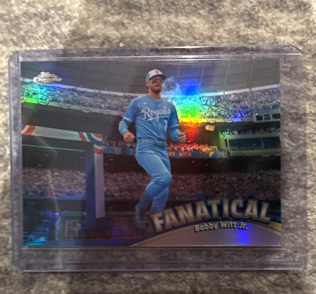 Topps 2026 Chrome Bobby Witt Jr. Fanatical Insert #FAN-9 Royals