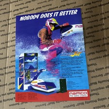 nos Original Factory Aqua Jet Namco arcade Video game flyer image